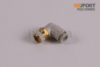 Conexão  L 1/8 mangueira 6mm